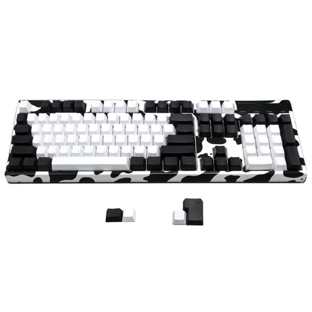 keycaps black and white