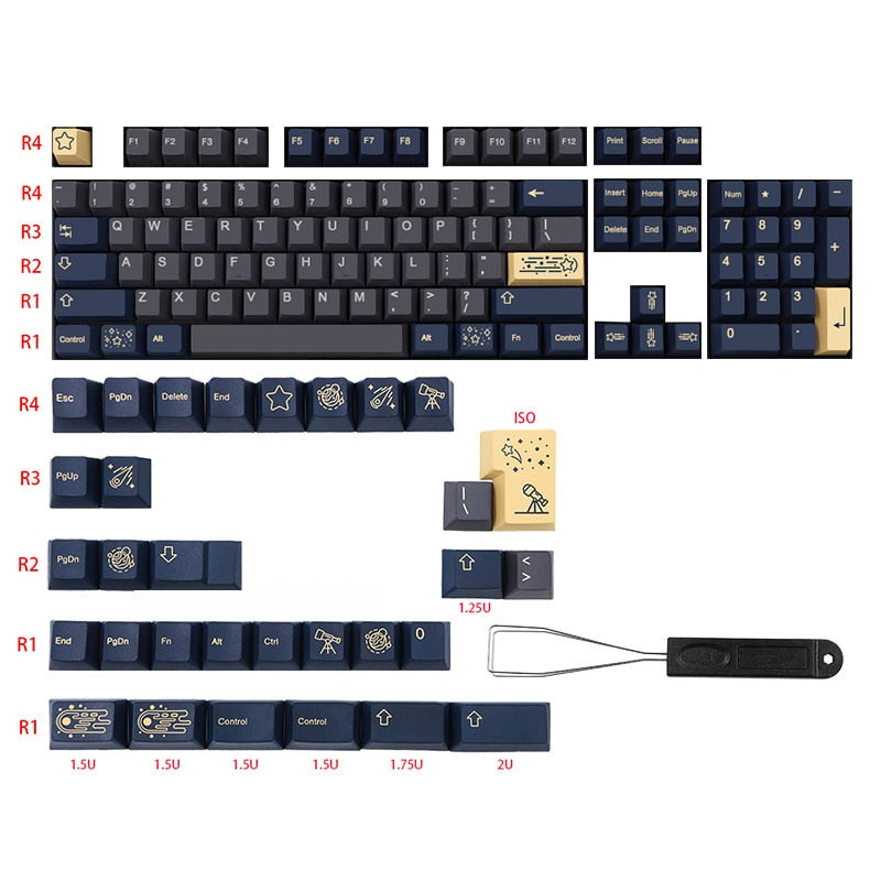 gmk stargaze keycaps
