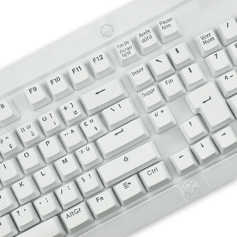 Keycaps Azerty Blanc