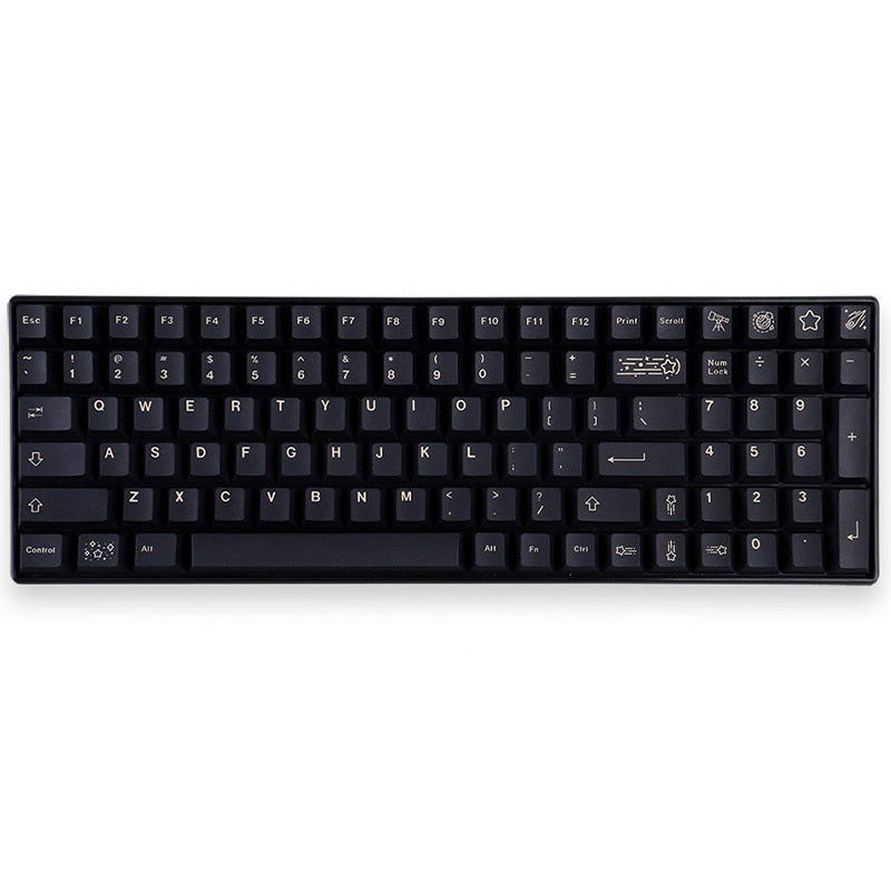 keycaps gmk black on white